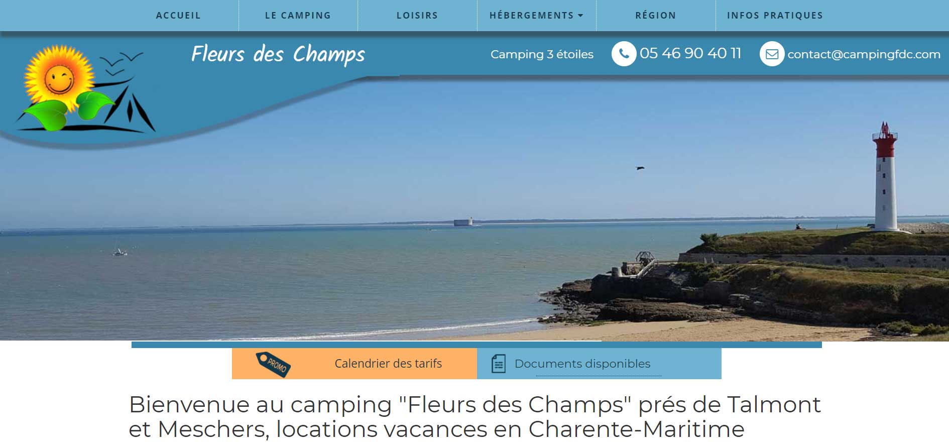 Bernezac communication création site internet vitrine classique responsive adapté aux mobiles et tablettes charente maritime nouvelle aquitaine