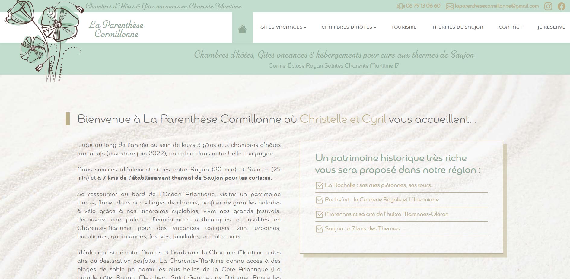 Bernezac communication création site internet administrables et e-commerce responsive adapté aux mobiles et tablettes charente maritime nouvelle aquitaine