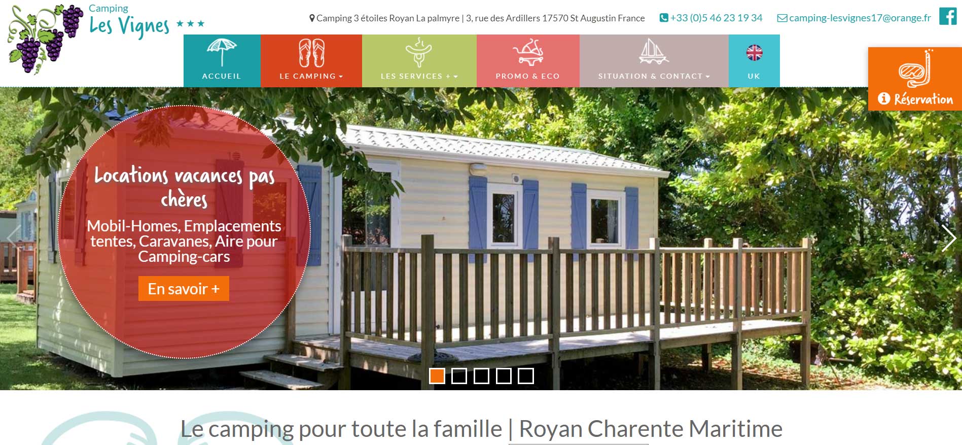 Bernezac communication création site internet vitrine classique responsive adapté aux mobiles et tablettes charente maritime nouvelle aquitaine