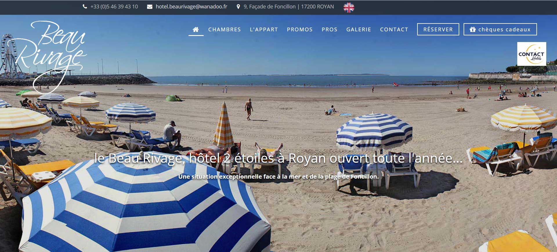 Bernezac communication création site internet vitrine classique responsive adapté aux mobiles et tablettes charente maritime nouvelle aquitaine